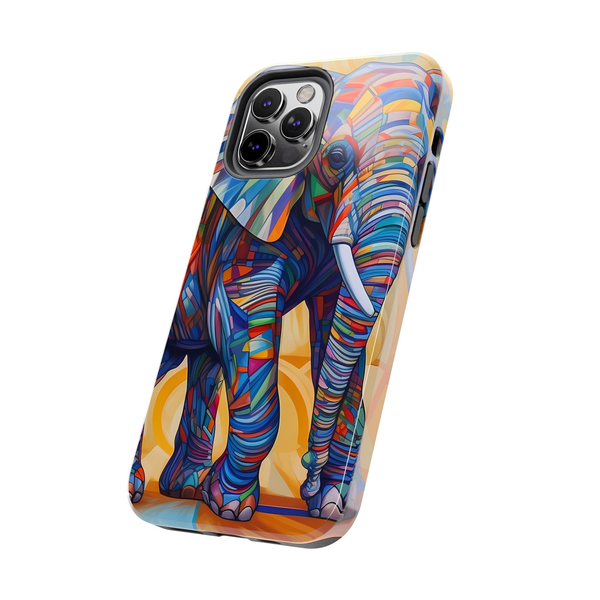 Elephant Kaleidoscope: Colorful Tough iPhone Cases