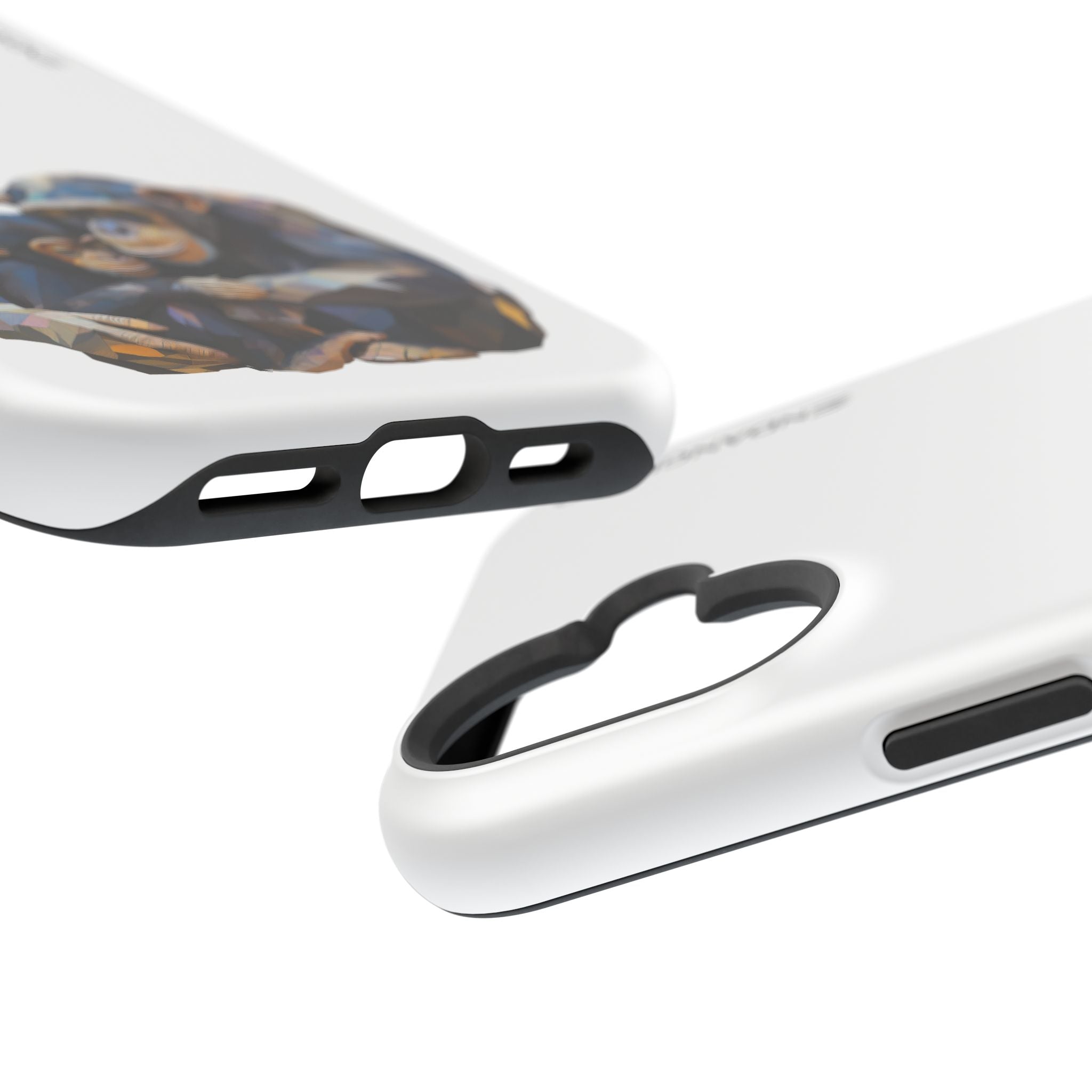 Cute Chimpanzee Phone Case - Durable Magnetic Tough Case for iPhone