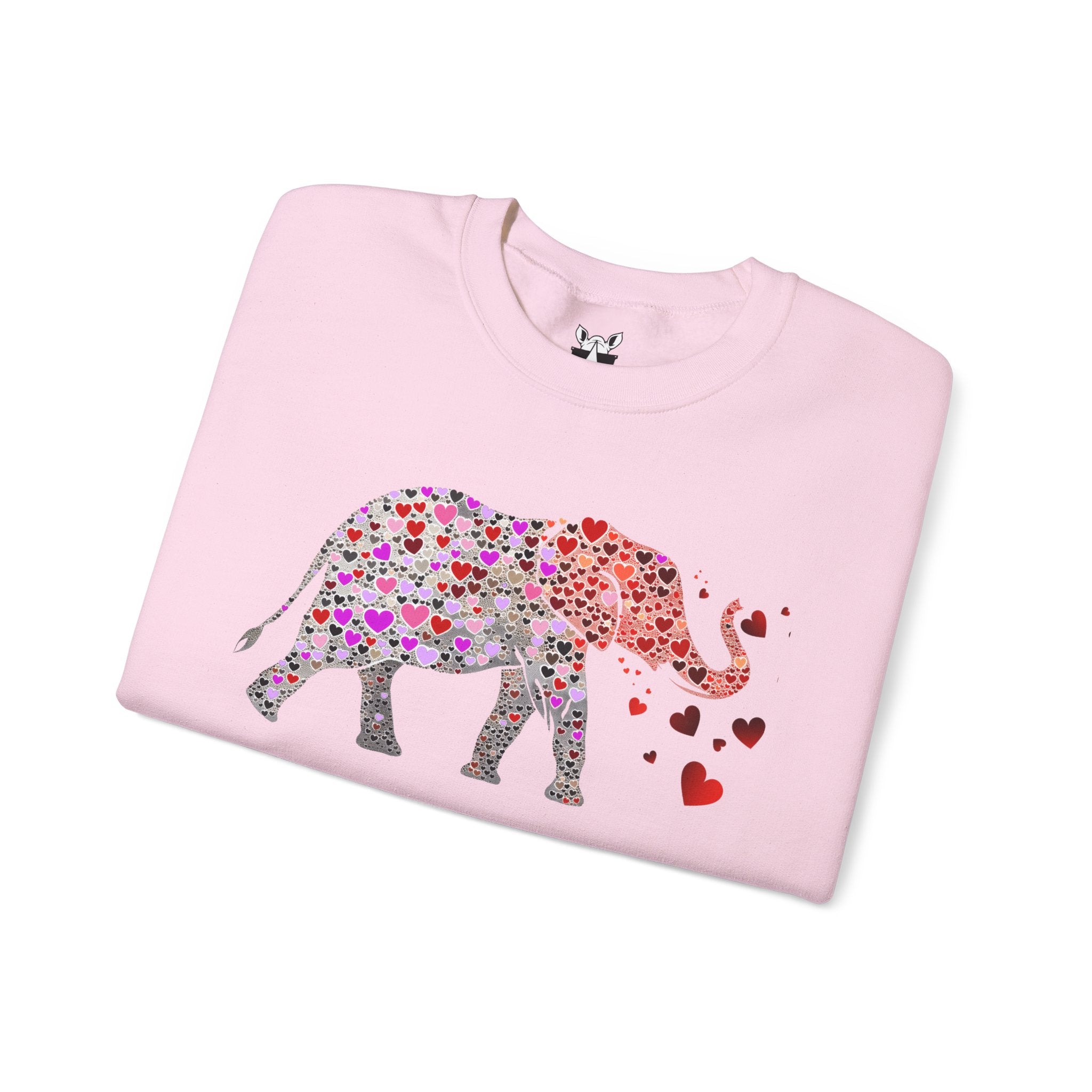 Love Our Elephants Sweatshirt – Unisex Heavy Blend™ Crewneck, Endangered Awareness Design
