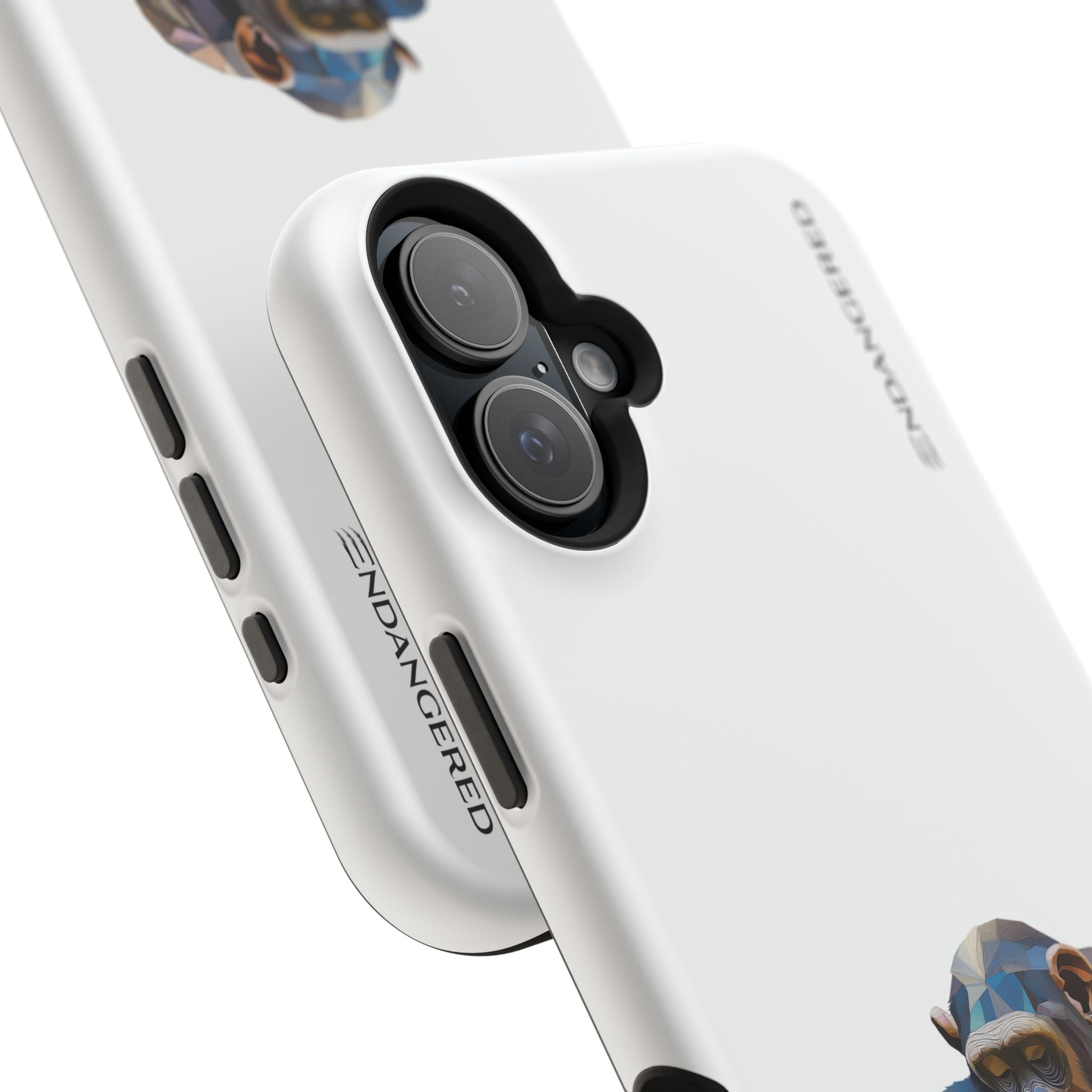 Cute Chimpanzee Phone Case - Durable Magnetic Tough Case for iPhone