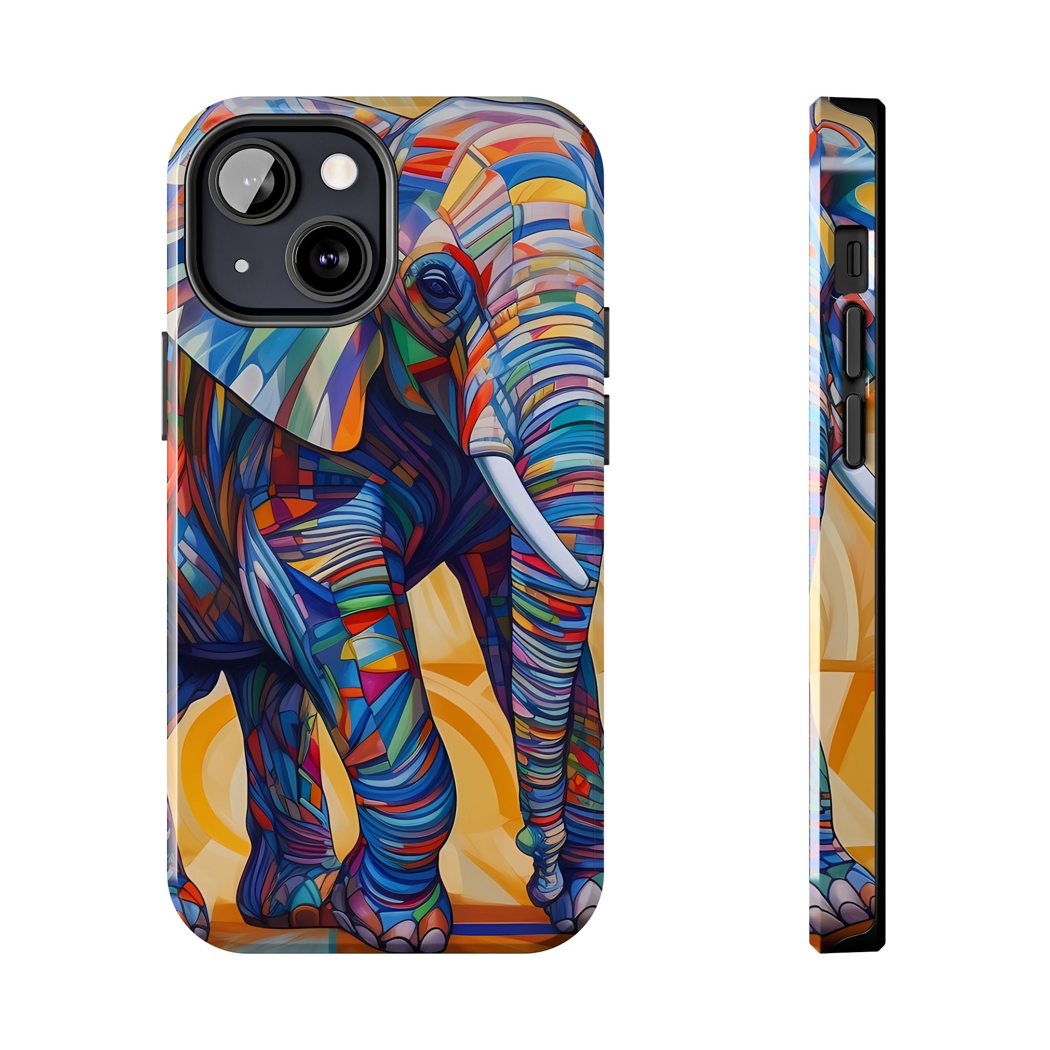 Elephant Kaleidoscope: Colorful Tough iPhone Cases