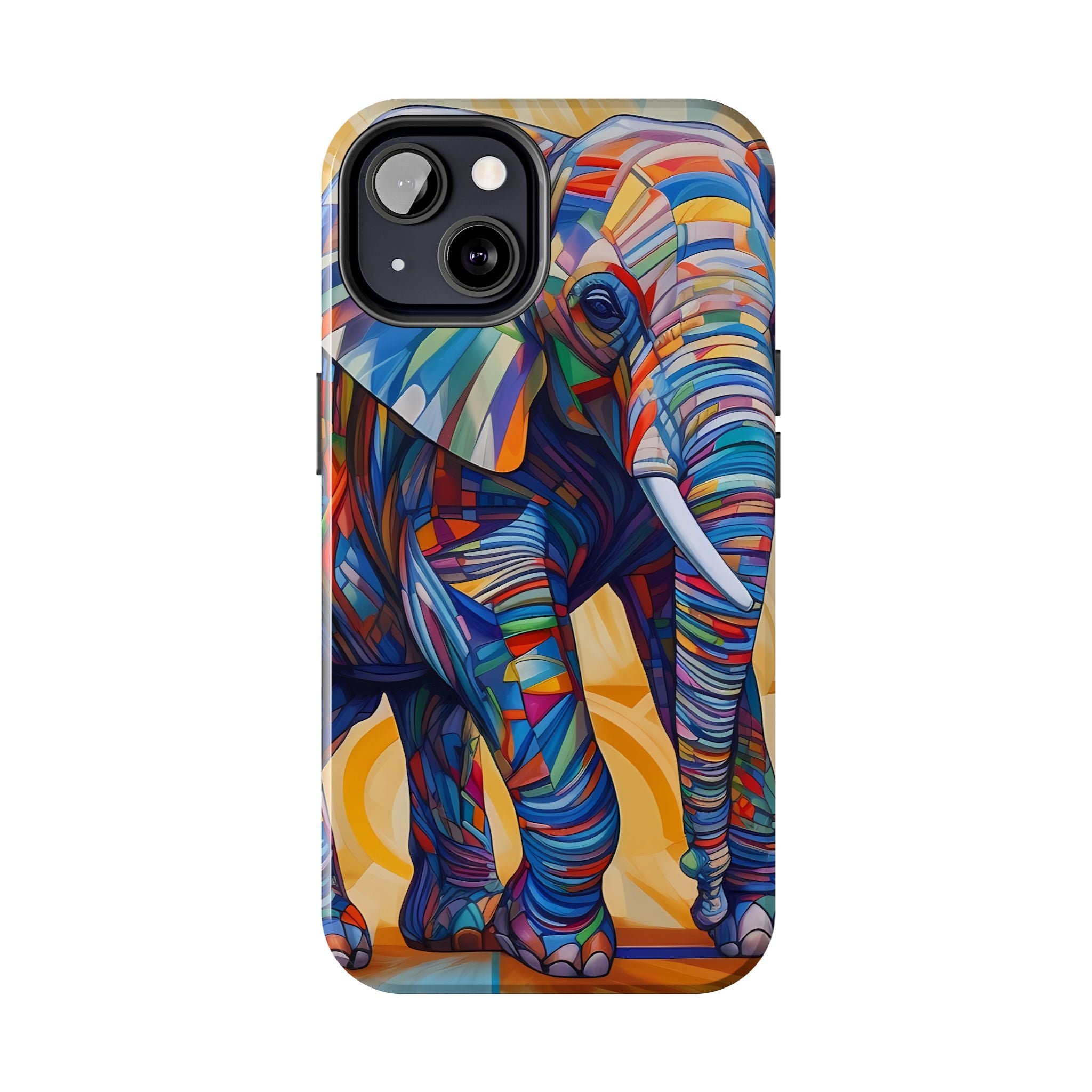 Elephant Kaleidoscope: Colorful Tough iPhone Cases