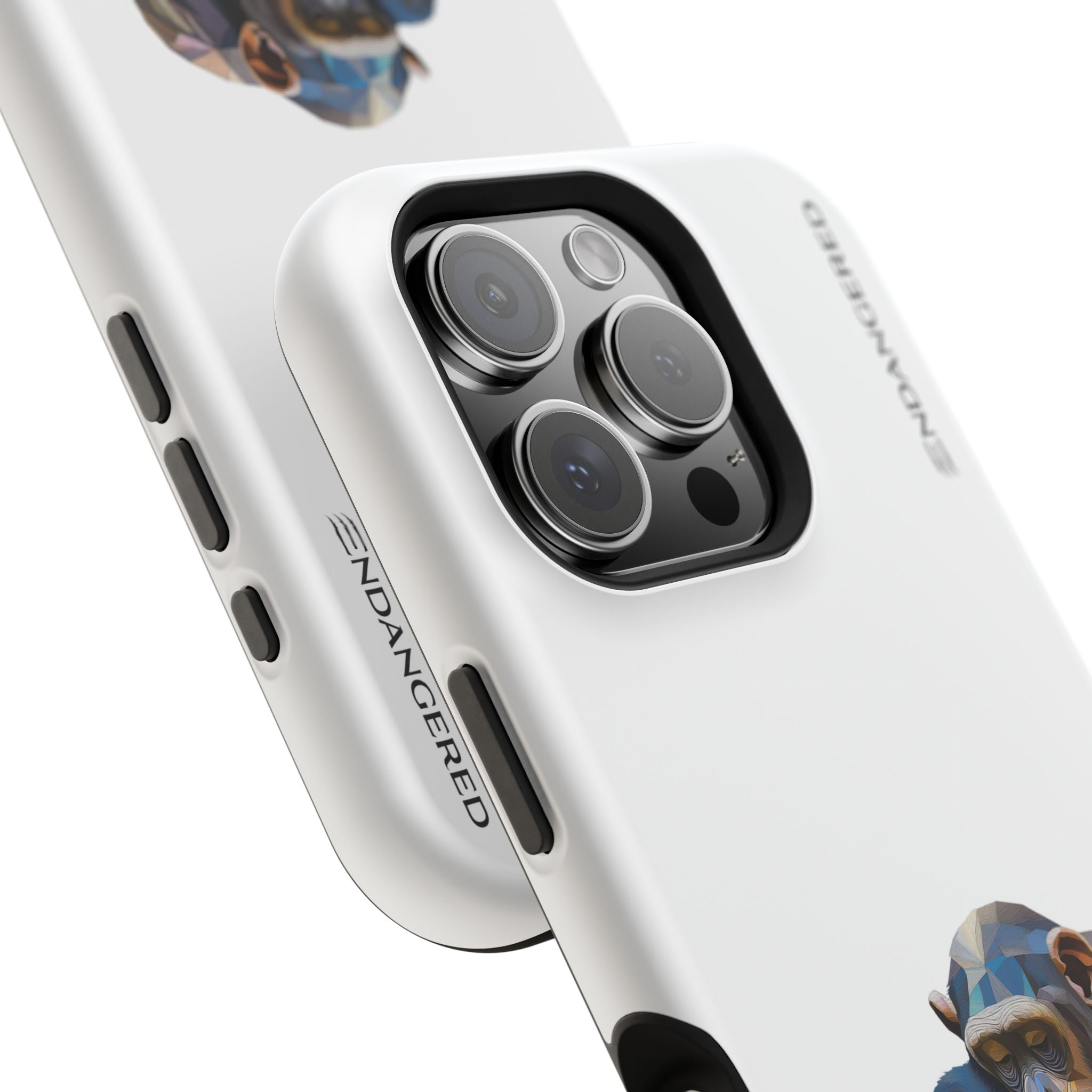 Cute Chimpanzee Phone Case - Durable Magnetic Tough Case for iPhone