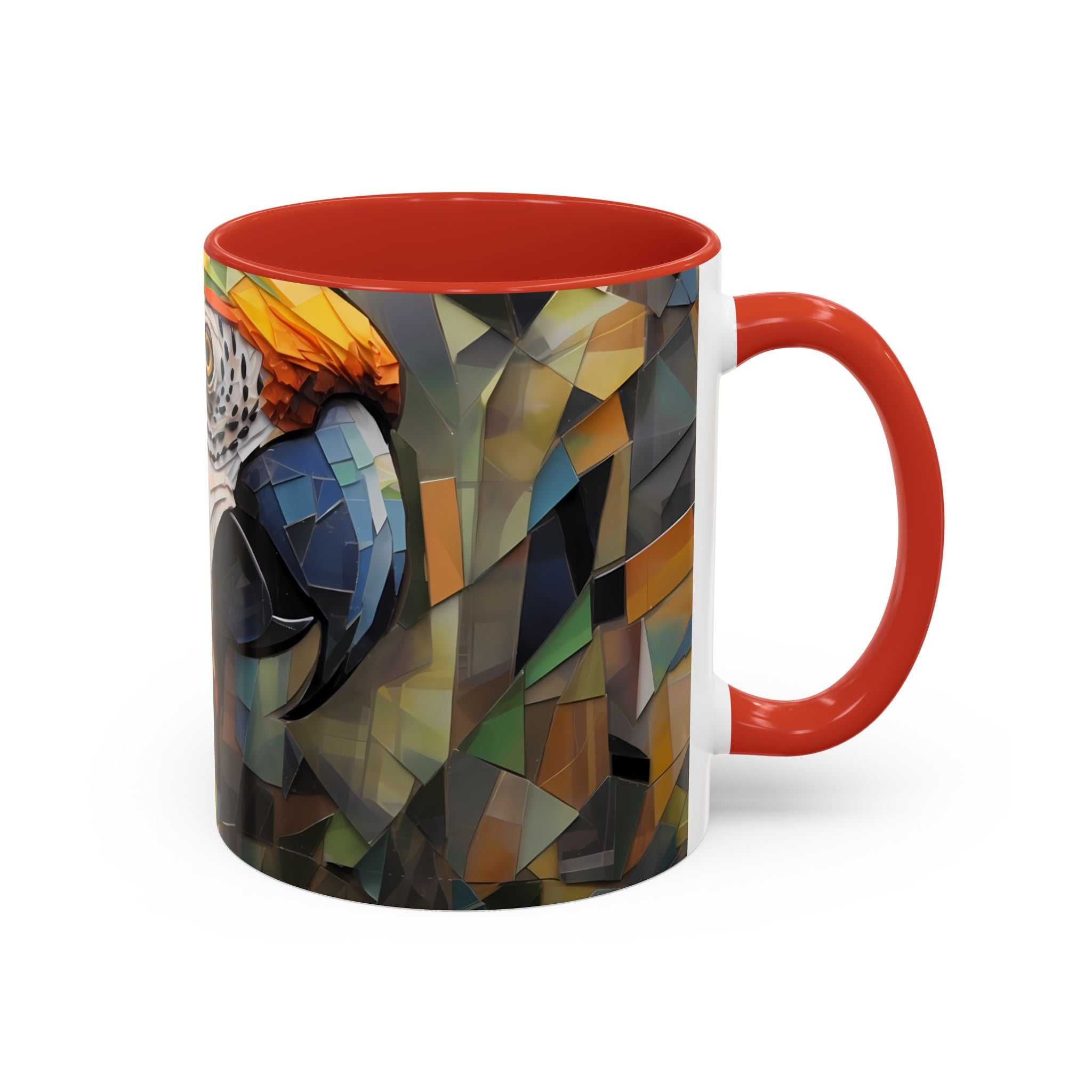 Mug, Vibrant Endangered Macaw Coffee Cup, Exotic Parrot Lover Gift, Tropical Bird Tea Mug, Colorful Macaw Decor, Wildlife Animal Lover