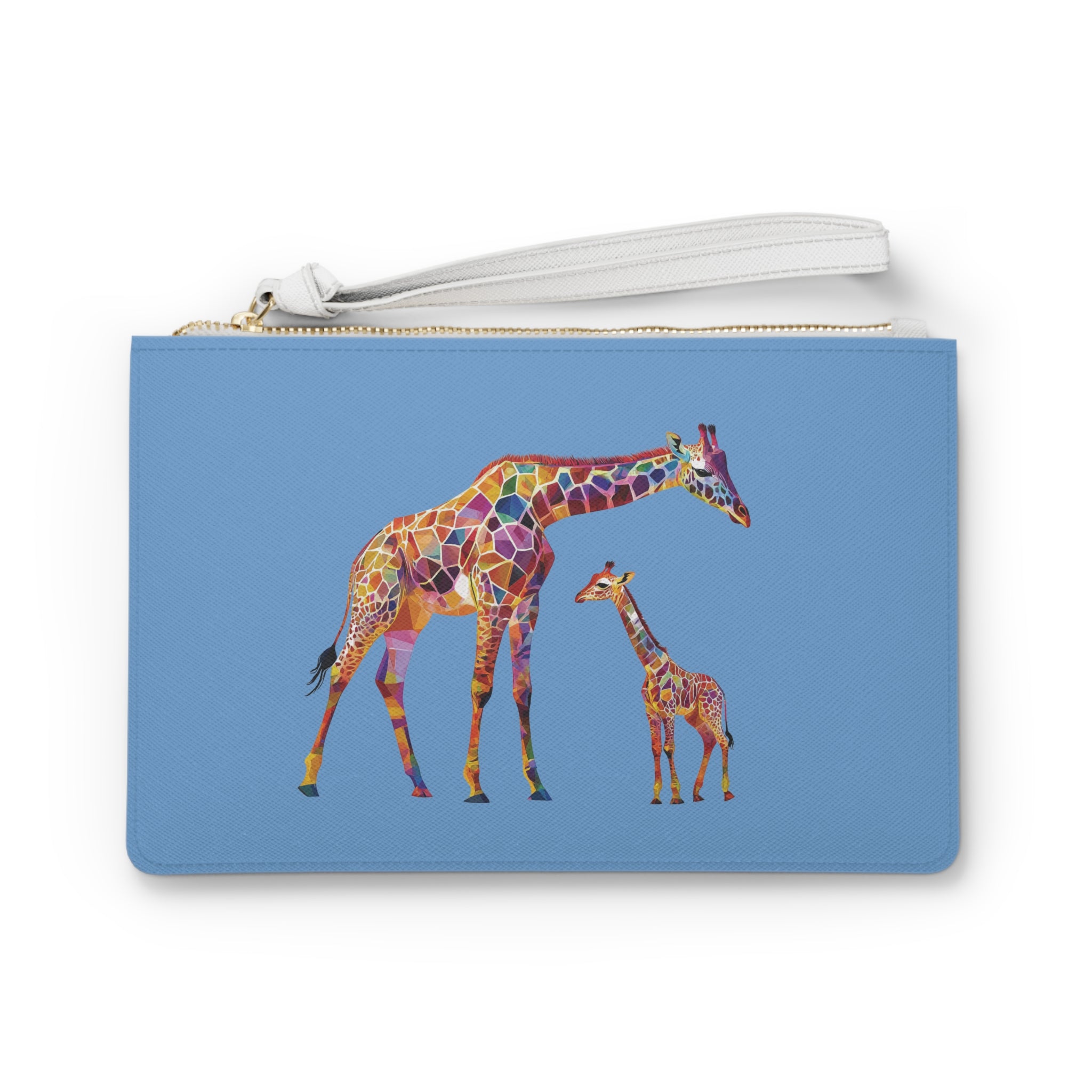 “Conservation Giraffe" Print Clutch - Perfect Gift for Animal Lovers
