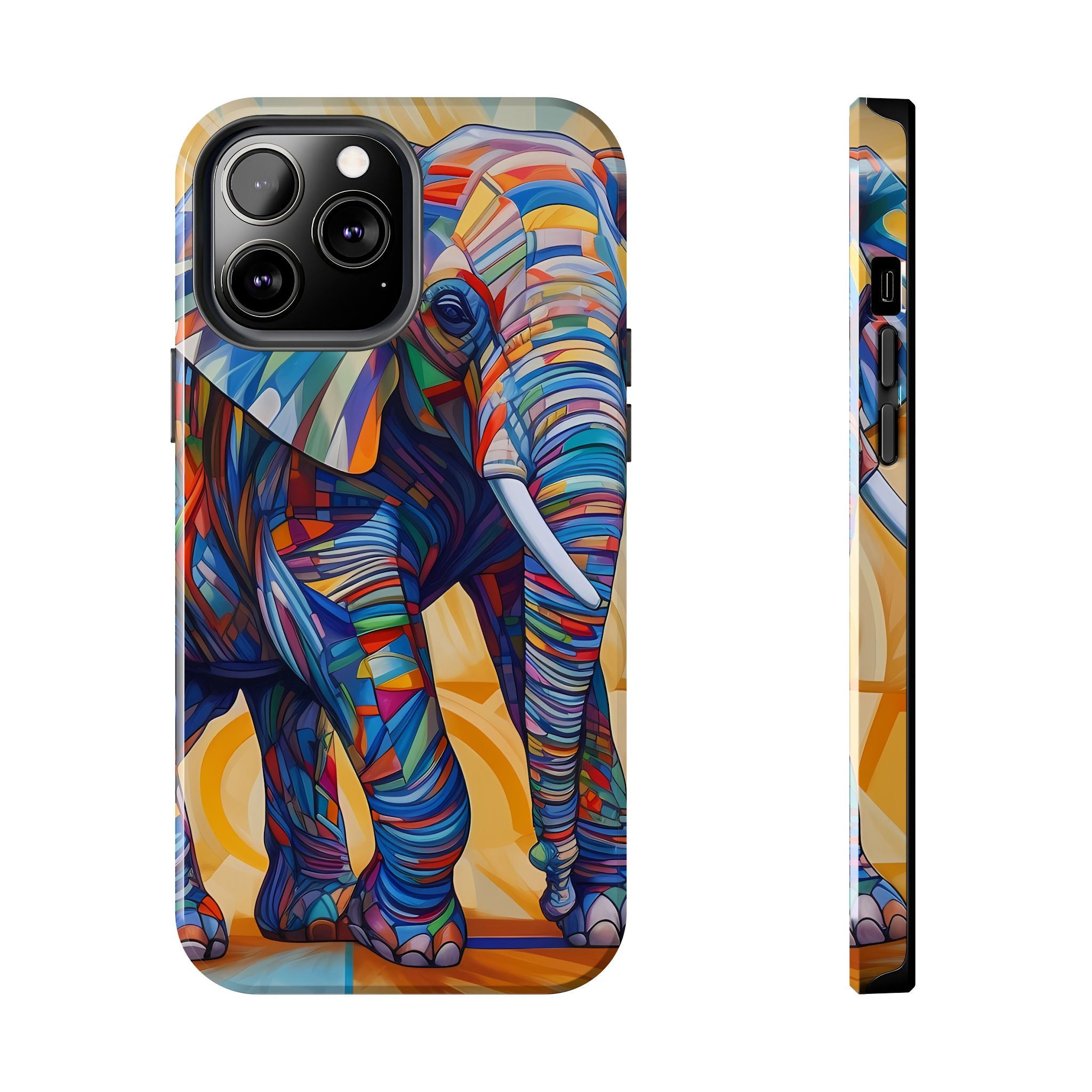 Elephant Kaleidoscope: Colorful Tough iPhone Cases