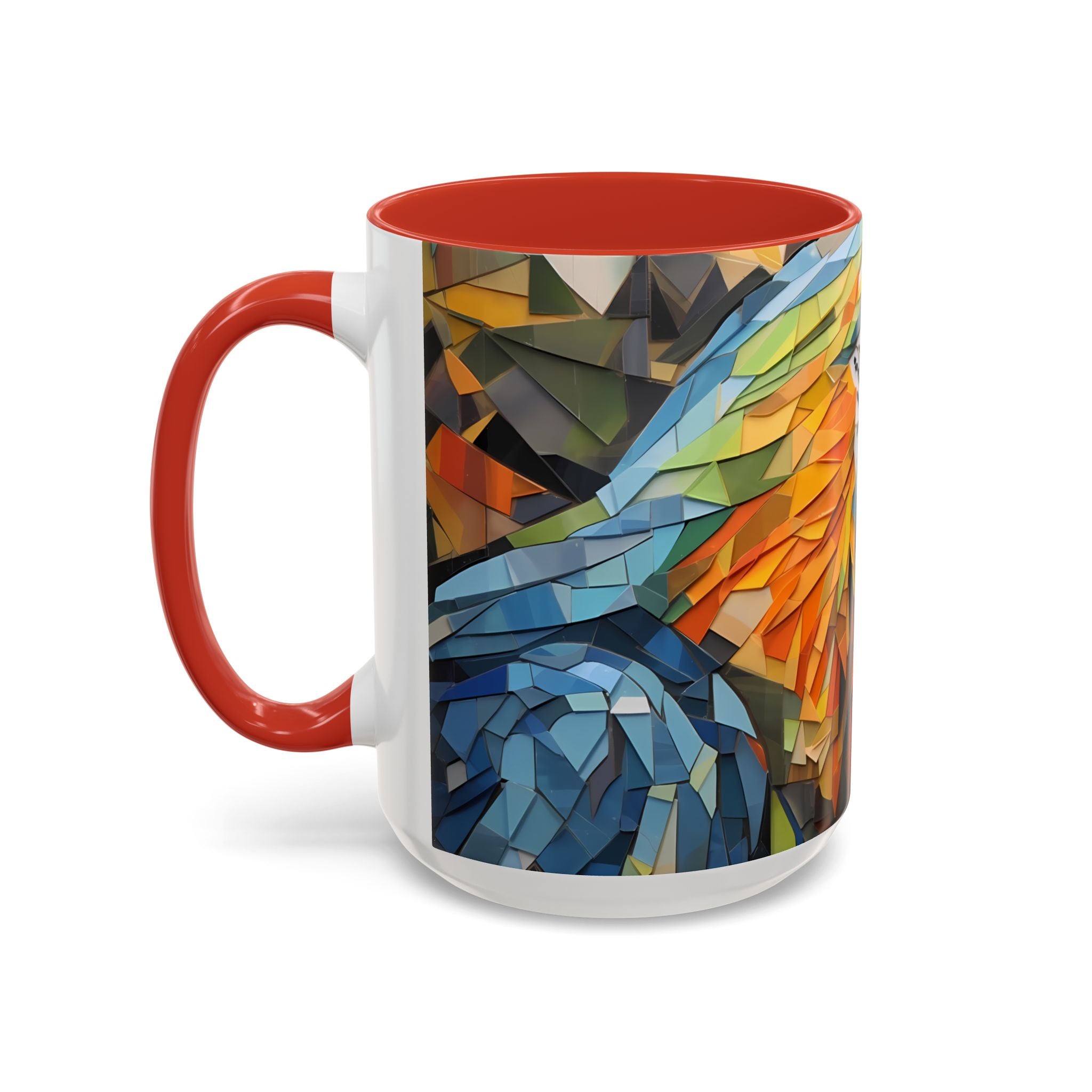 Mug, Vibrant Endangered Macaw Coffee Cup, Exotic Parrot Lover Gift, Tropical Bird Tea Mug, Colorful Macaw Decor, Wildlife Animal Lover