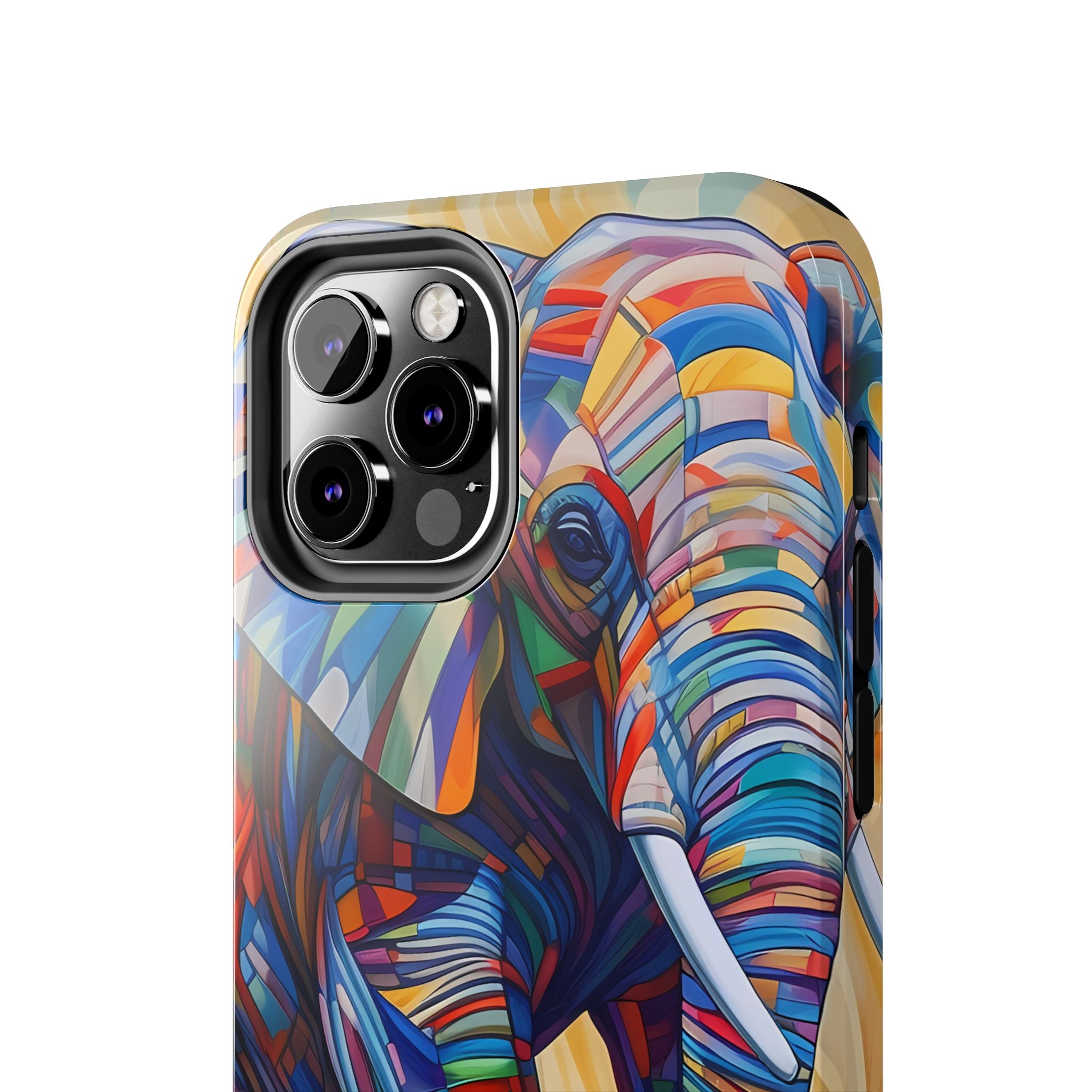 Elephant Kaleidoscope: Colorful Tough iPhone Cases