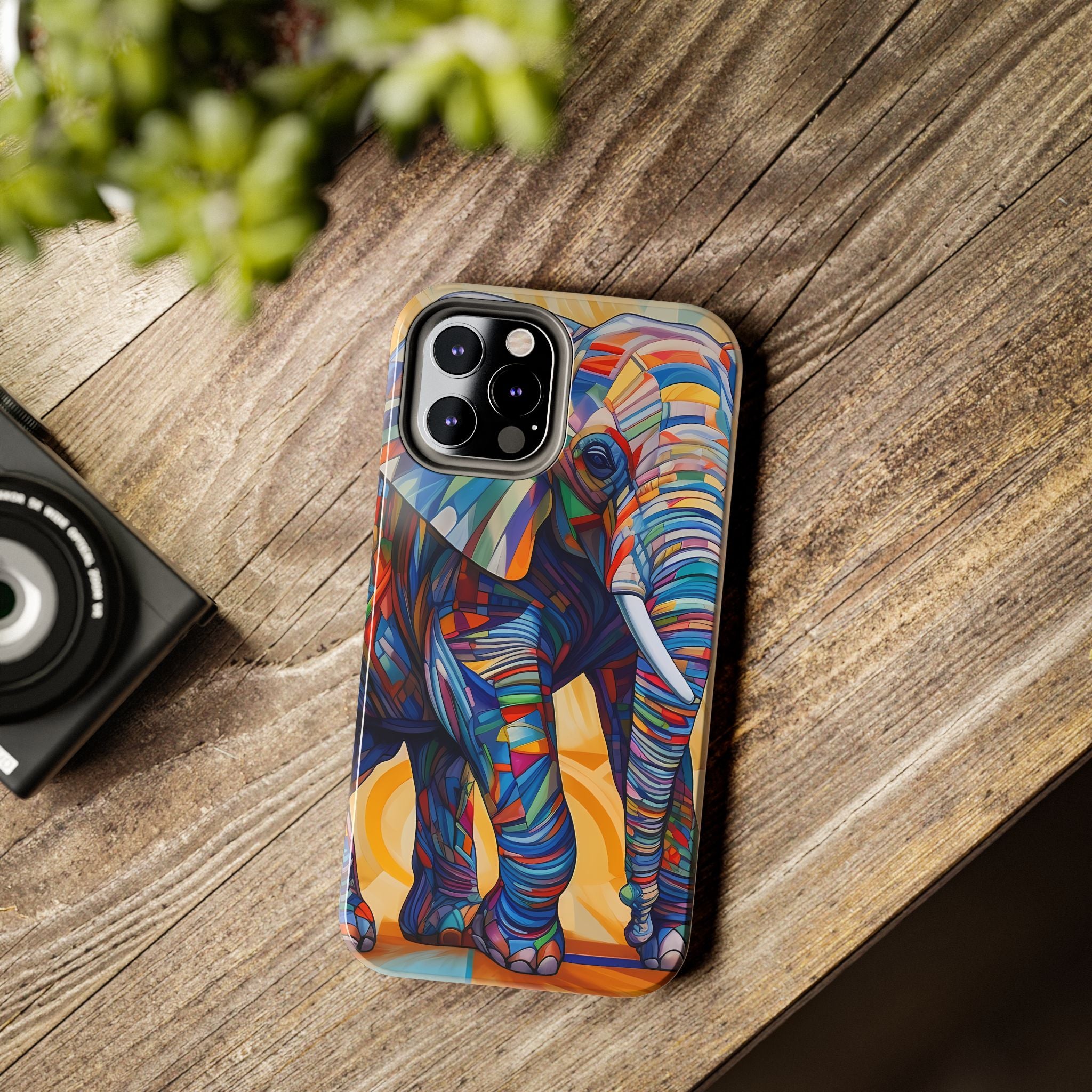 Elephant Kaleidoscope: Colorful Tough iPhone Cases