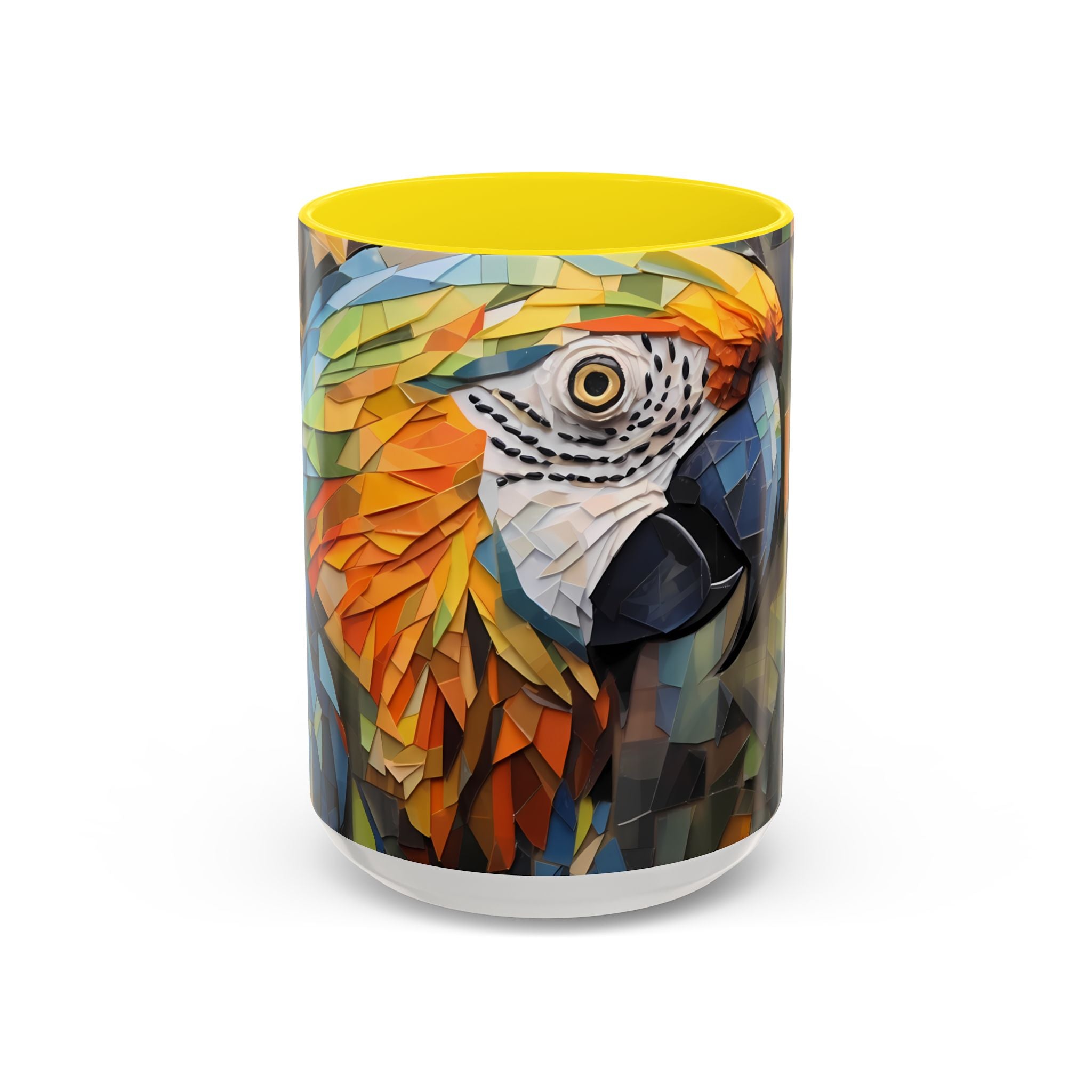 Mug, Vibrant Endangered Macaw Coffee Cup, Exotic Parrot Lover Gift, Tropical Bird Tea Mug, Colorful Macaw Decor, Wildlife Animal Lover