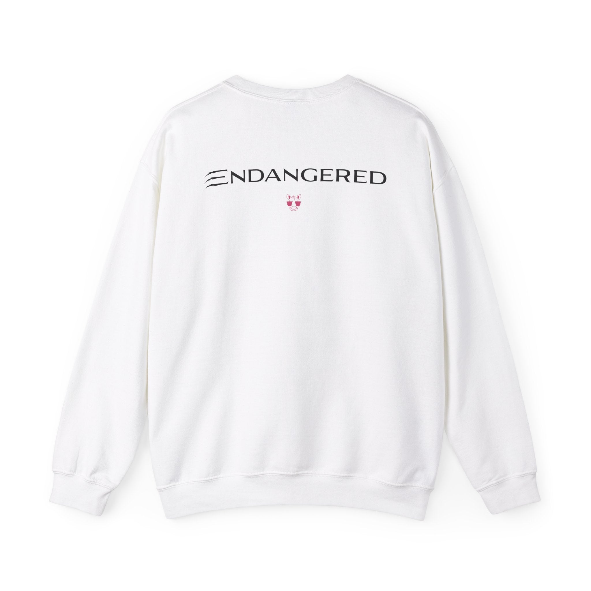 Love Our Elephants Sweatshirt – Unisex Heavy Blend™ Crewneck, Endangered Awareness Design