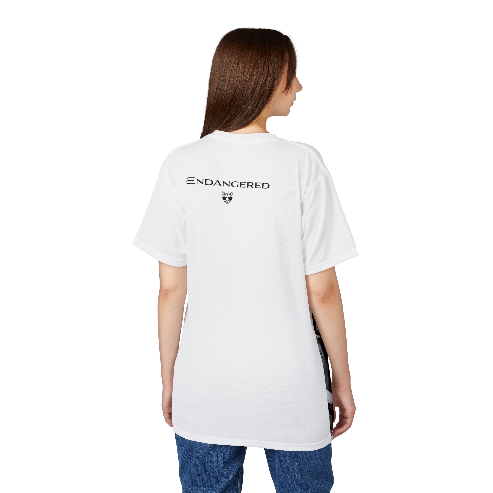 Geometric Panda Tee - Unisex T-Shirt for Animal Lovers