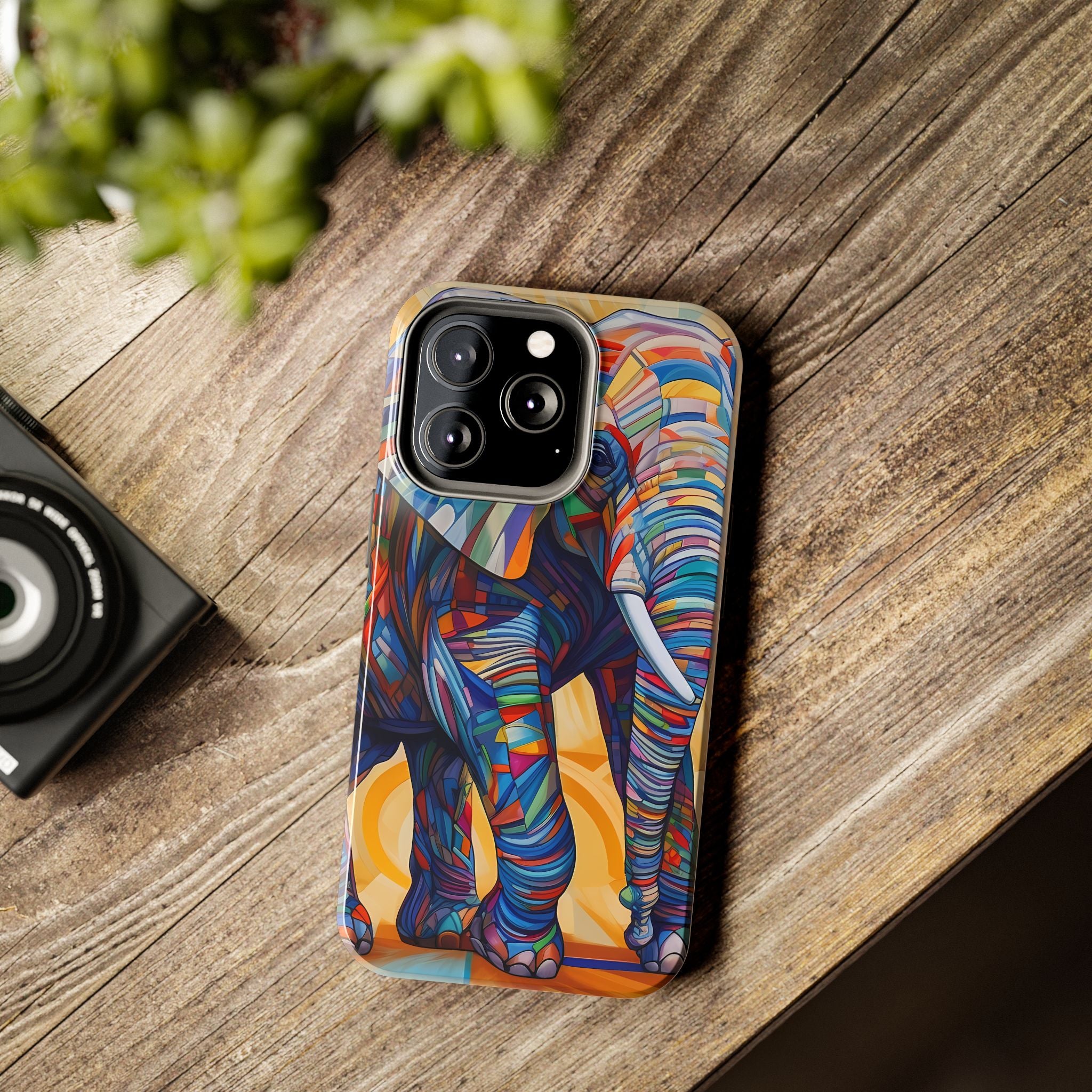 Elephant Kaleidoscope: Colorful Tough iPhone Cases