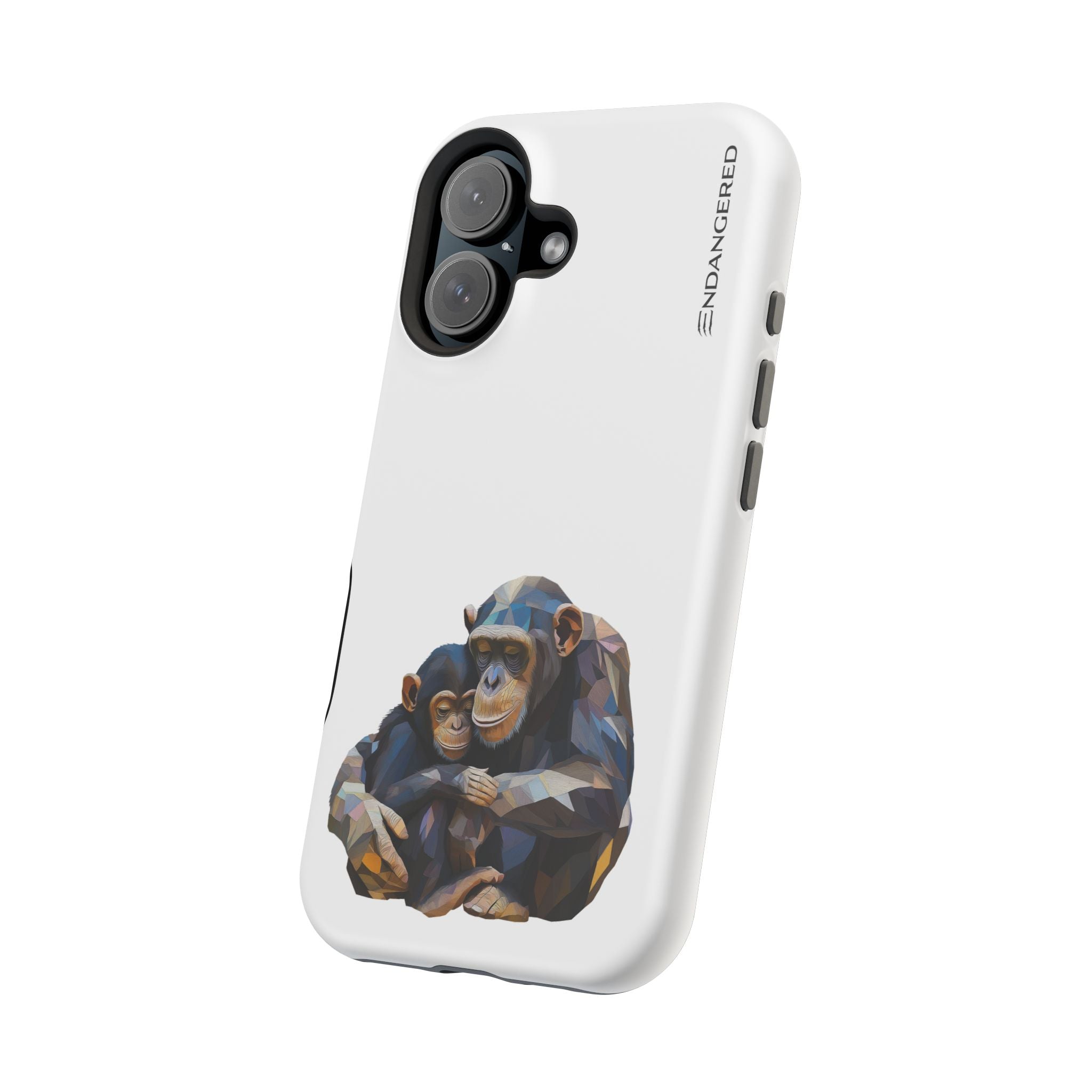 Cute Chimpanzee Phone Case - Durable Magnetic Tough Case for iPhone