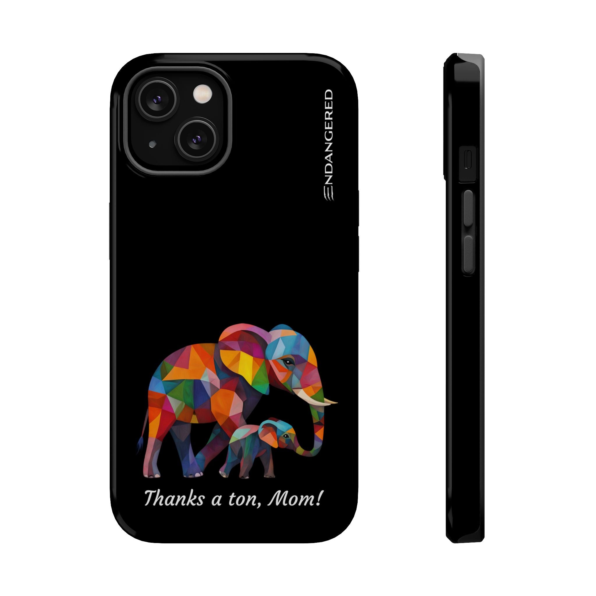 “Thanks a Ton, Mom!” MagSafe Tough iPhone Case - Durable Magnetic Tough Case for Moms