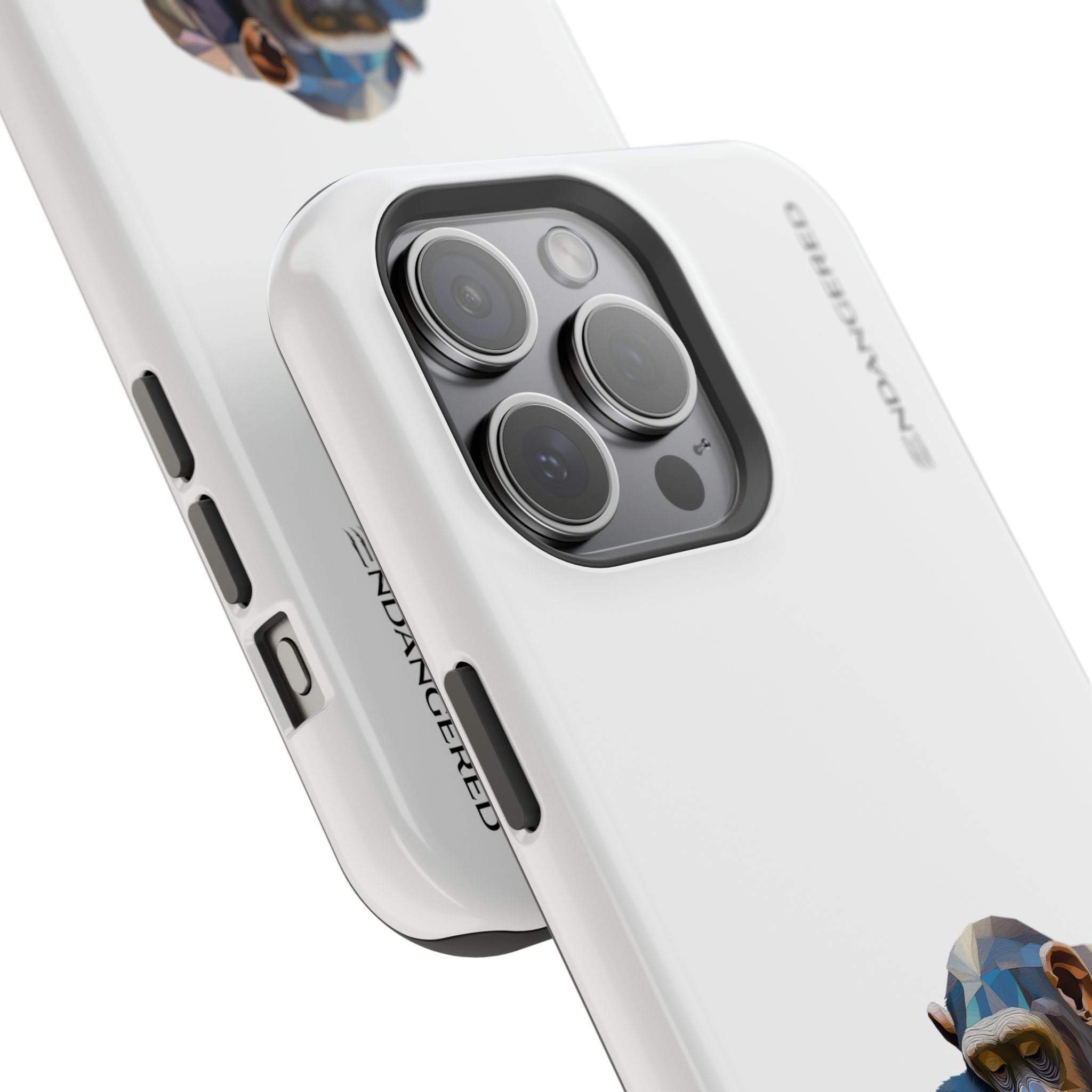 Cute Chimpanzee Phone Case - Durable Magnetic Tough Case for iPhone