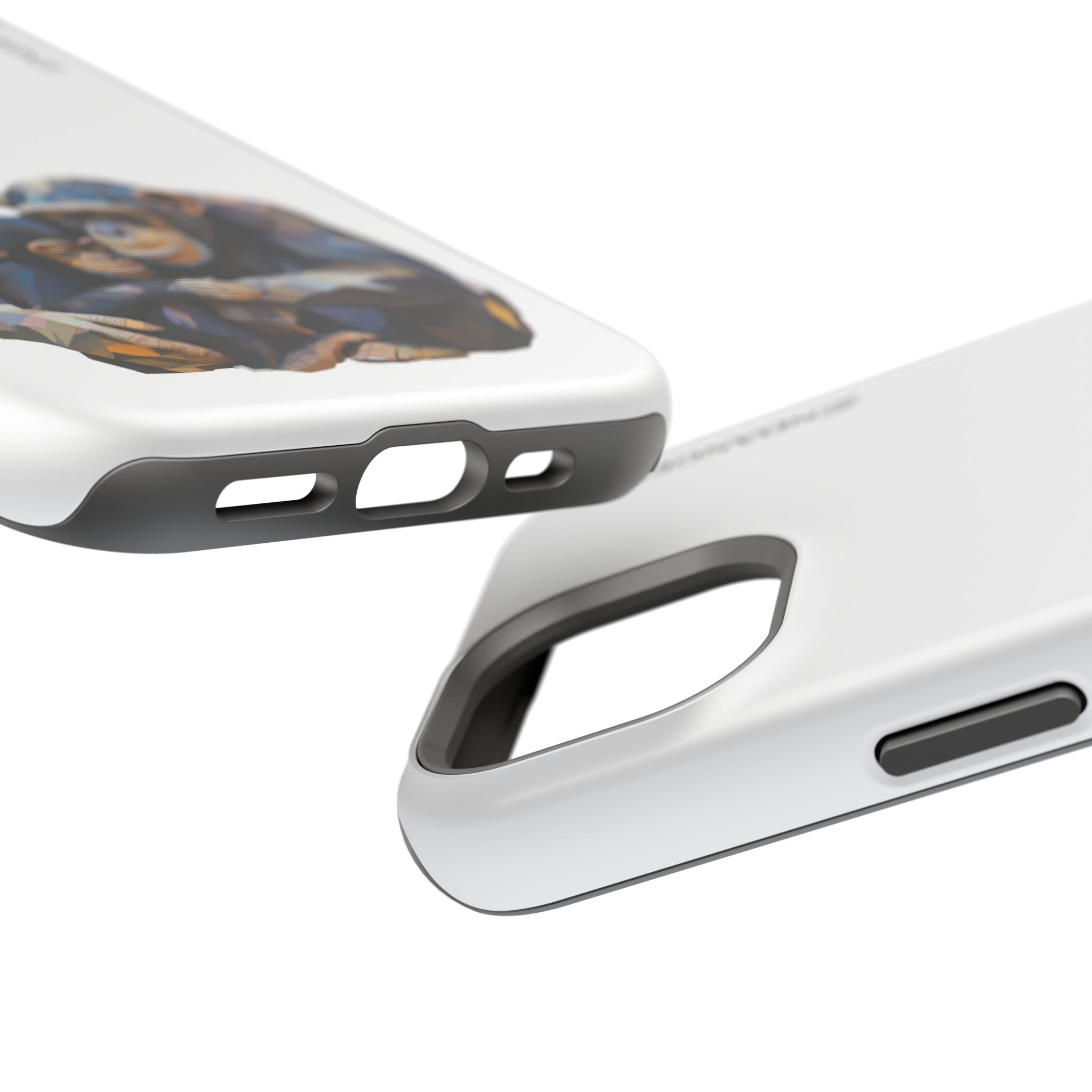 Cute Chimpanzee Phone Case - Durable Magnetic Tough Case for iPhone