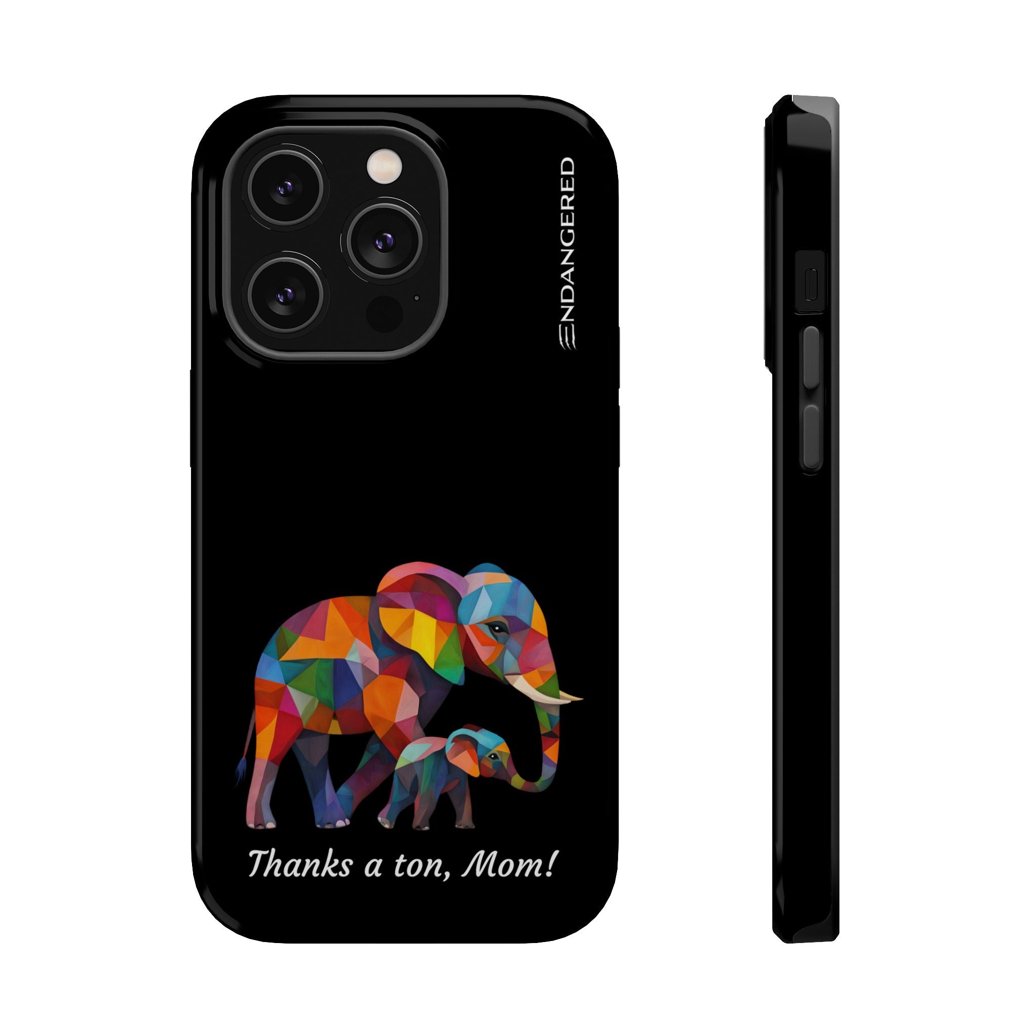 “Thanks a Ton, Mom!” MagSafe Tough iPhone Case - Durable Magnetic Tough Case for Moms