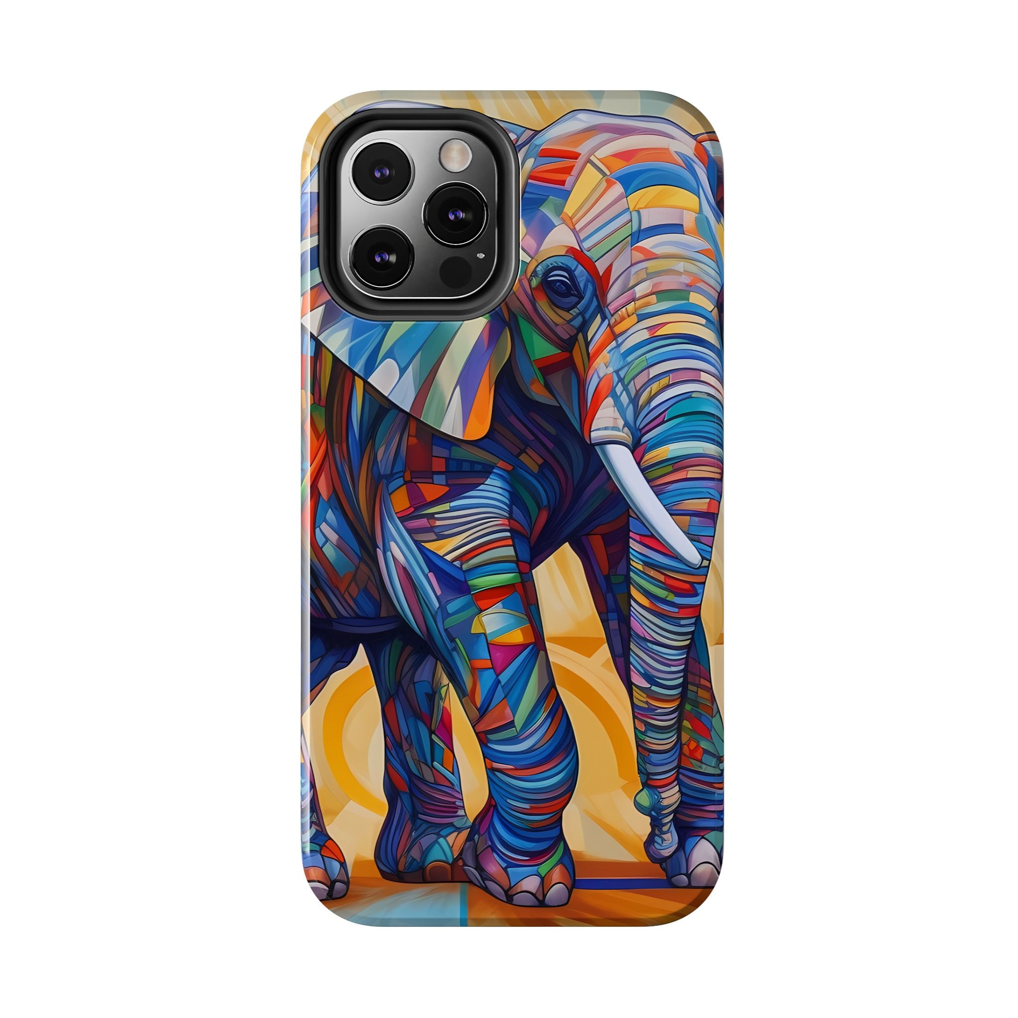 Elephant Kaleidoscope: Colorful Tough iPhone Cases