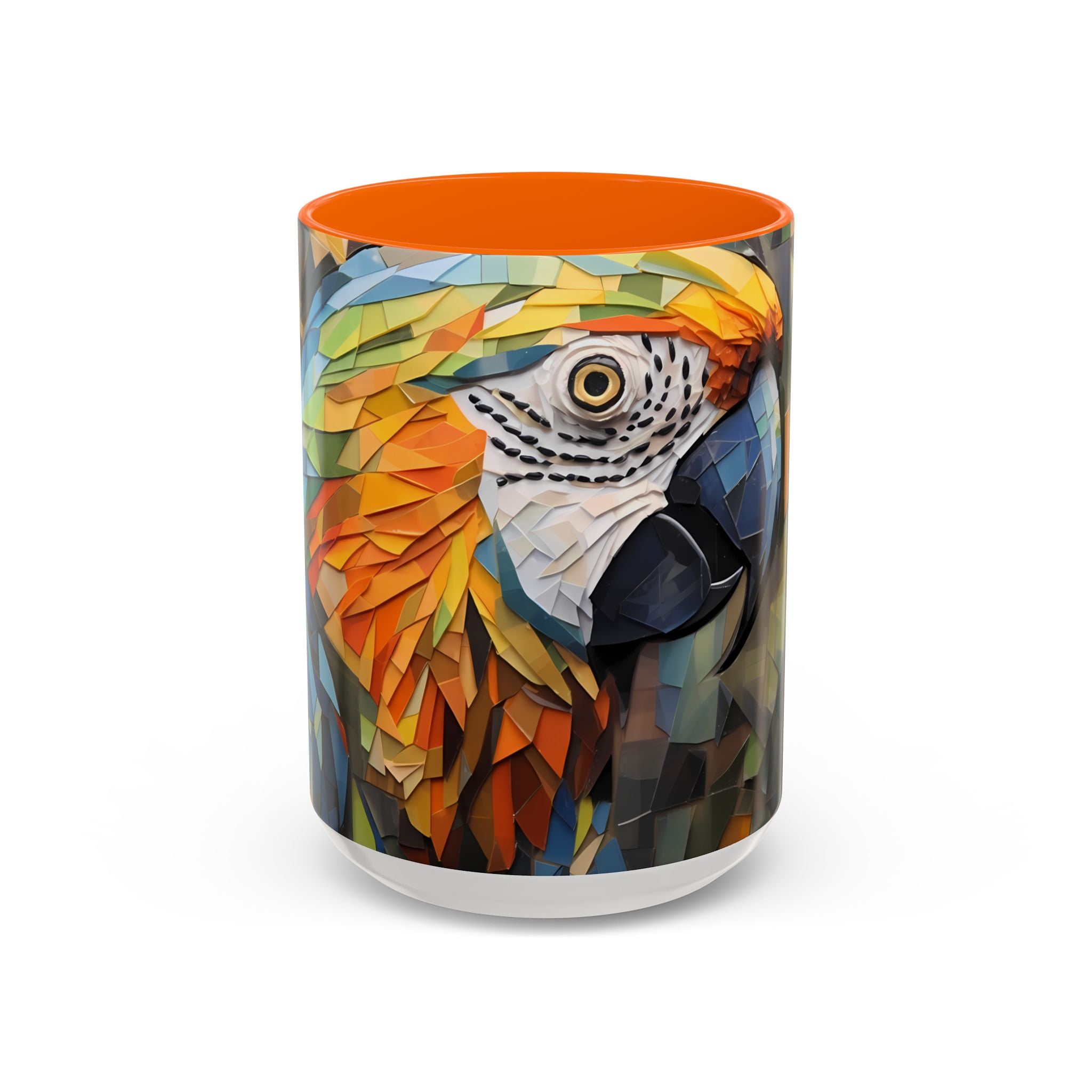 Mug, Vibrant Endangered Macaw Coffee Cup, Exotic Parrot Lover Gift, Tropical Bird Tea Mug, Colorful Macaw Decor, Wildlife Animal Lover