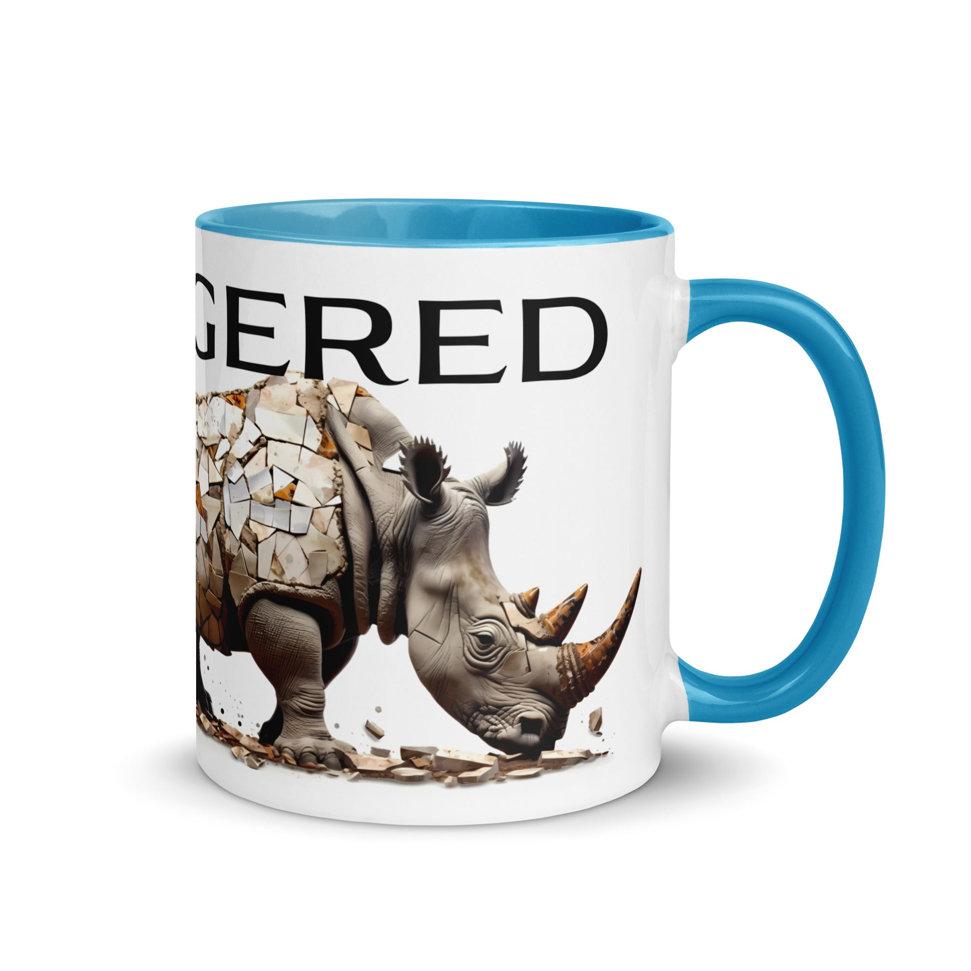 The Delicate Disappearing Rhino – coffee mug, 11 oz and 15 oz