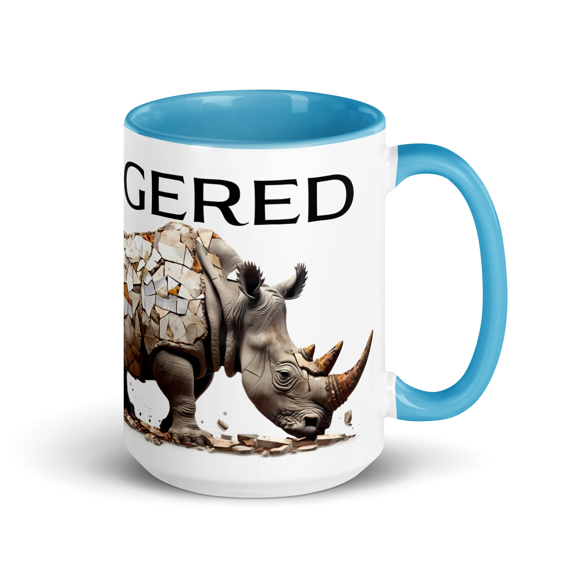 The Delicate Disappearing Rhino – coffee mug, 11 oz and 15 oz