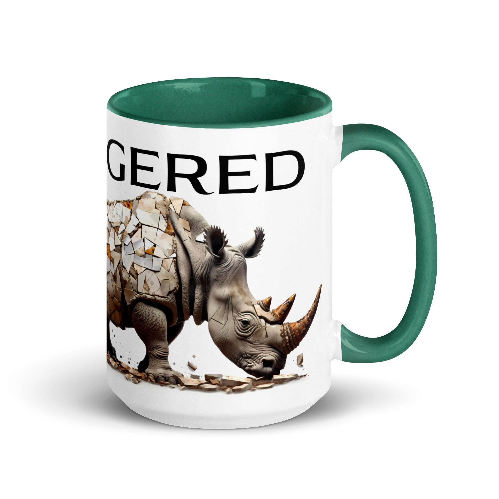 The Delicate Disappearing Rhino – coffee mug, 11 oz and 15 oz