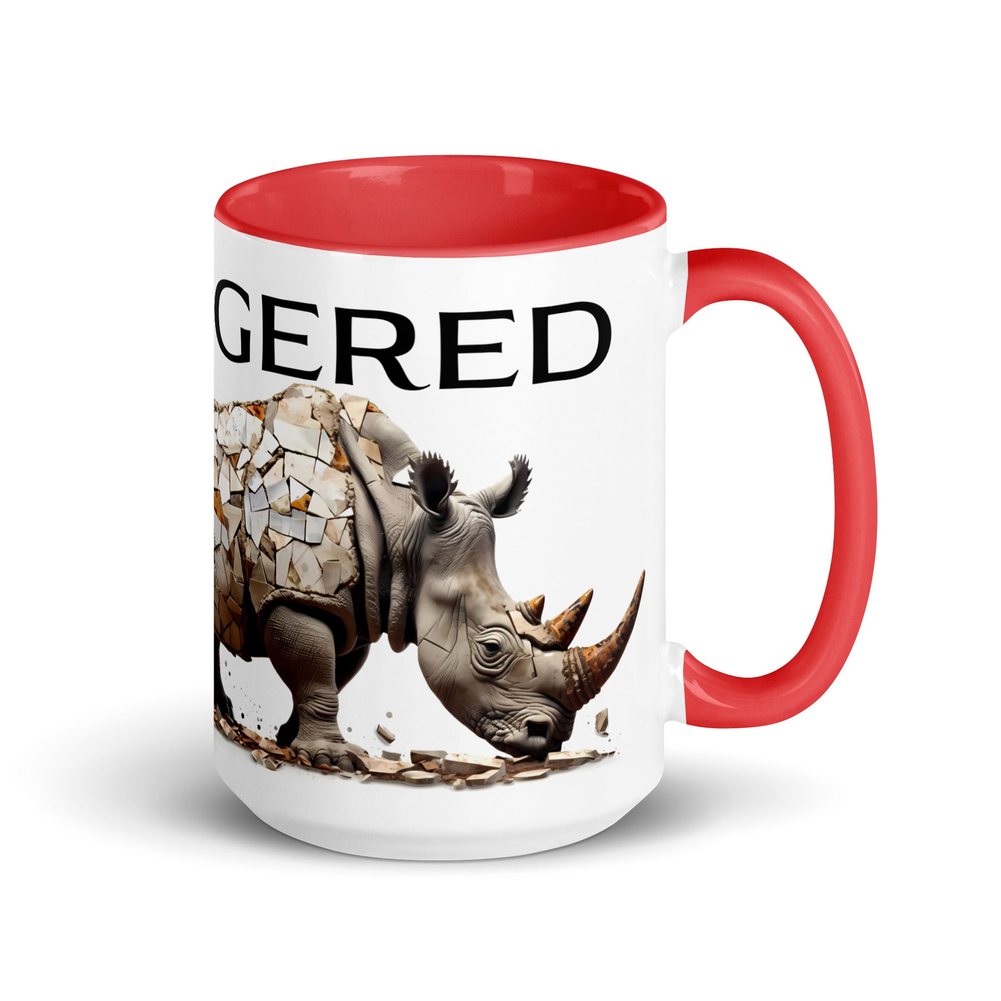 The Delicate Disappearing Rhino – coffee mug, 11 oz and 15 oz