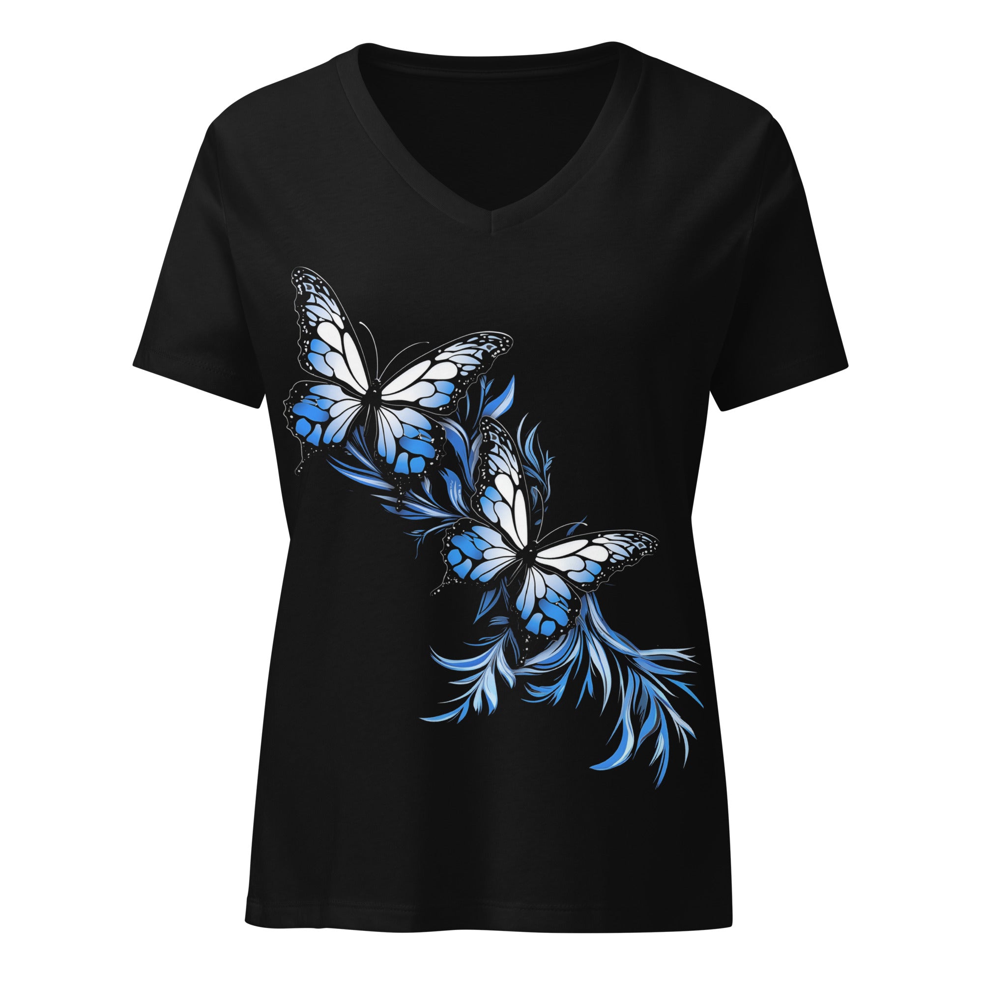 Butterfly Dreams Women's V-Neck Tee